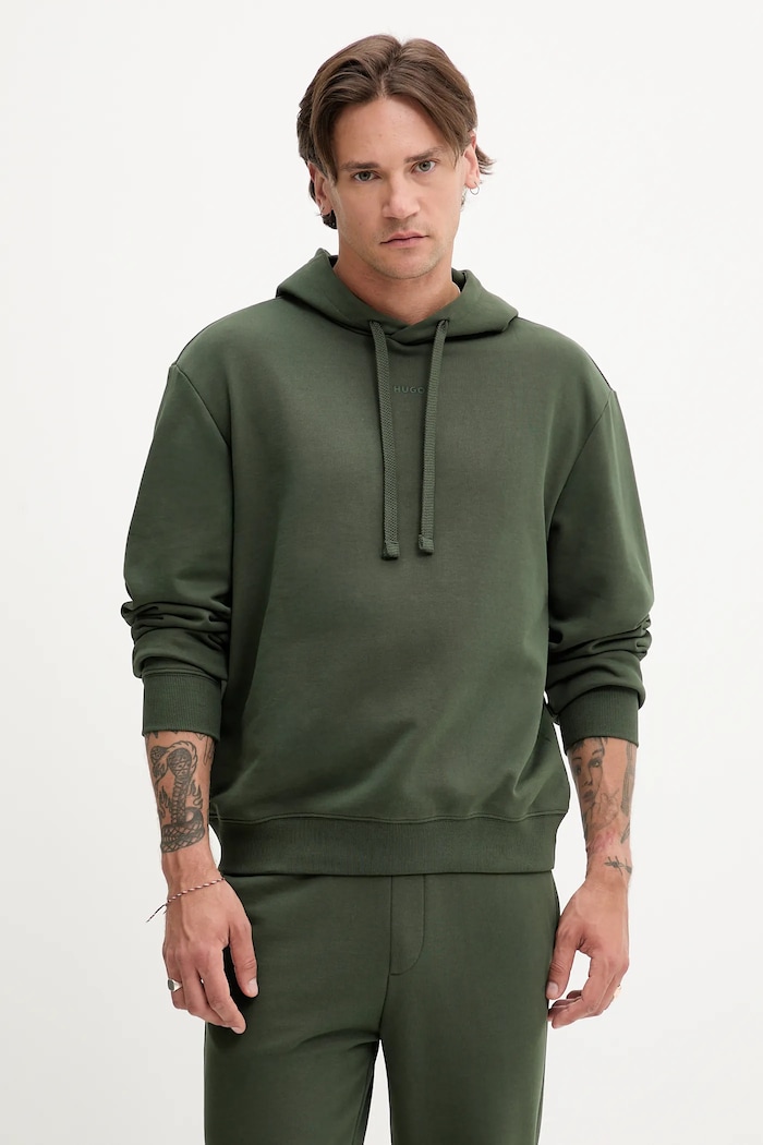Oblečení HUGO teplákový set pánský bavlněný DapoDayote 50492581 zelená