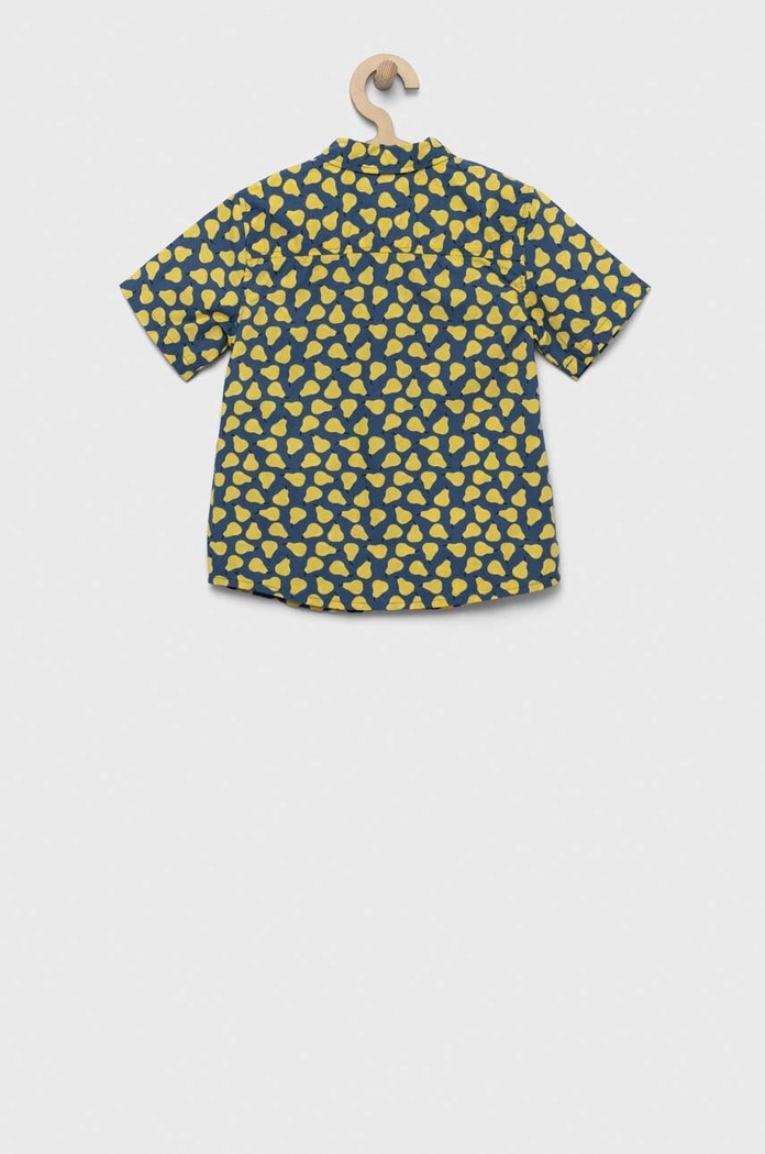 United Colors of Benetton koszula bawełniana dziecięca 5JFLGQ010.P.SEASONAL granatowy SS23