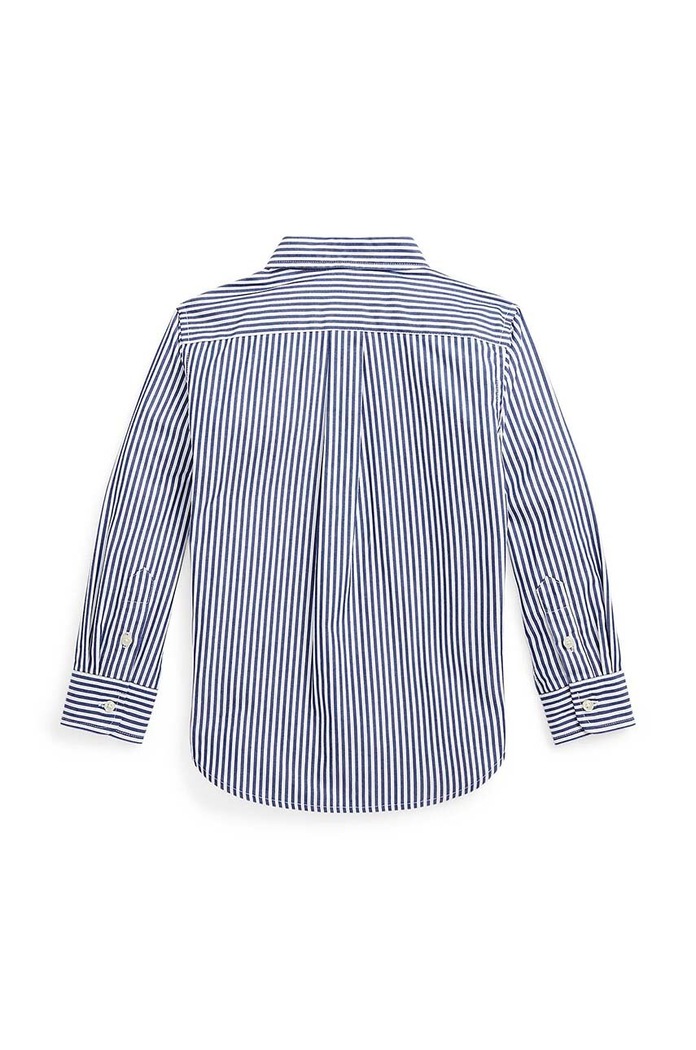 Detská bavlnená košeľa Polo Ralph Lauren 322862260002 tmavomodrá AW25