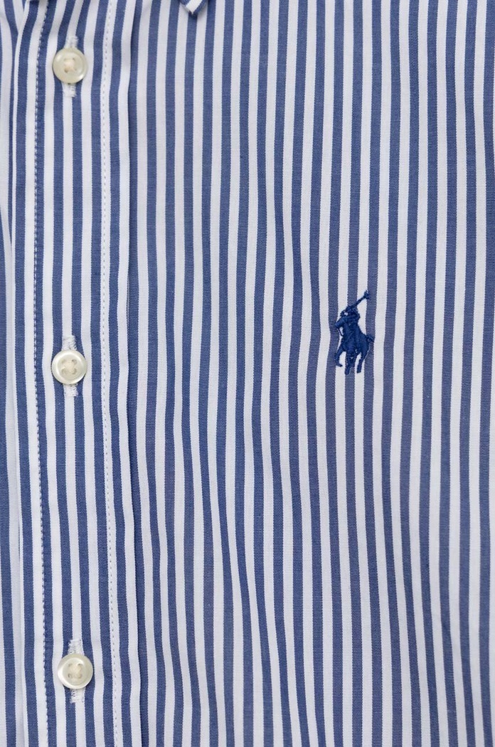 Chlapec Detská bavlnená košeľa Polo Ralph Lauren 322862260002 tmavomodrá