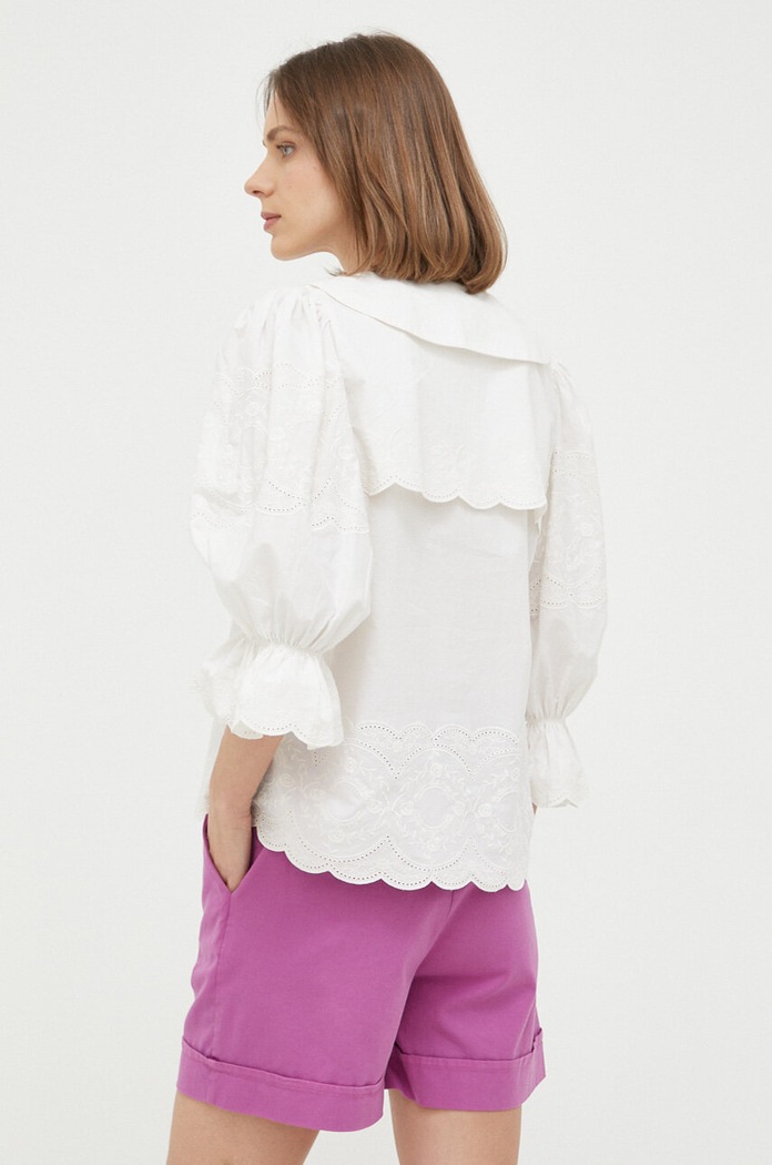 Îmbrăcăminte Notes du Nord Bluza din bumbac 13163 bej