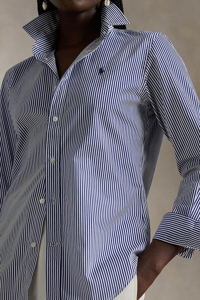 Ρούχα Πουκάμισο Polo Ralph Lauren 211891379 μπλε