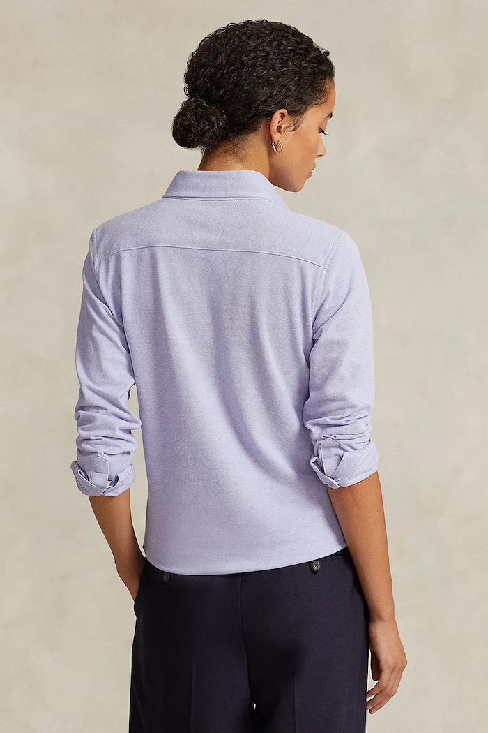 Polo Ralph Lauren koszula bawełniana 211664427 fioletowy AA00
