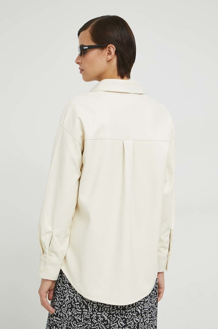 Košeľa Abercrombie & Fitch béžová KI140.3235.178