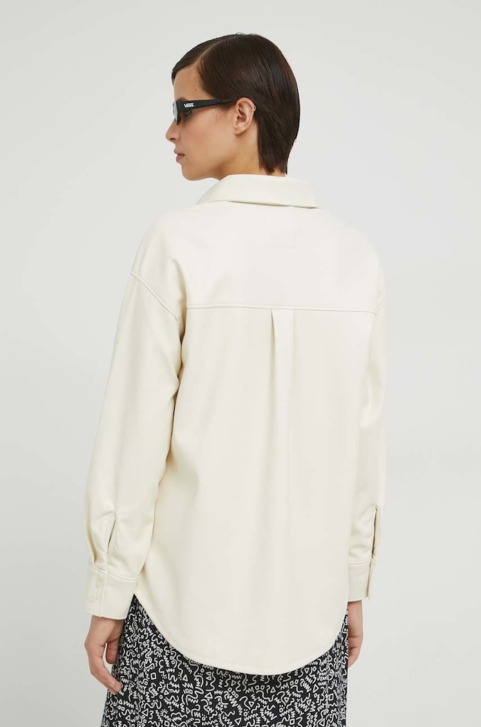 Košeľa Abercrombie & Fitch béžová KI140.3235.178