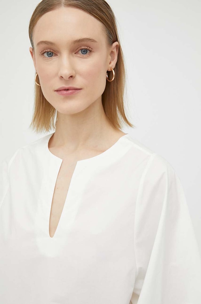 By Malene Birger bluzka bawełniana Kamill Q71873009 beżowy