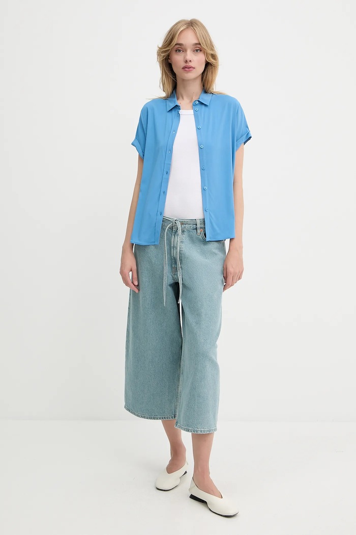Риза Samsoe Samsoe MAJAN F19123672 виолетов AW25