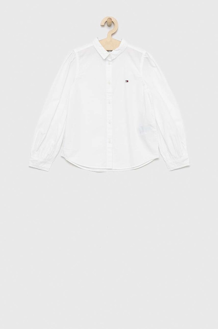 Tommy Hilfiger gyerek ing pamutból pamut fehér KG0KG07030.PPYX