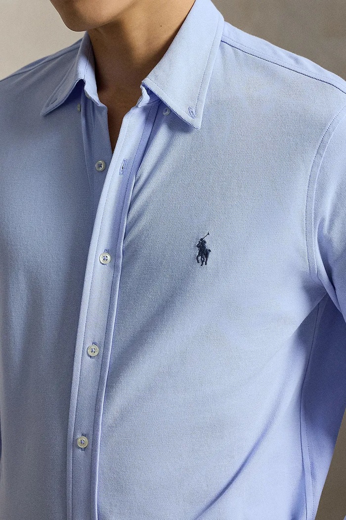 Polo Ralph Lauren košeľa pánska bavlnená modrá 710654408