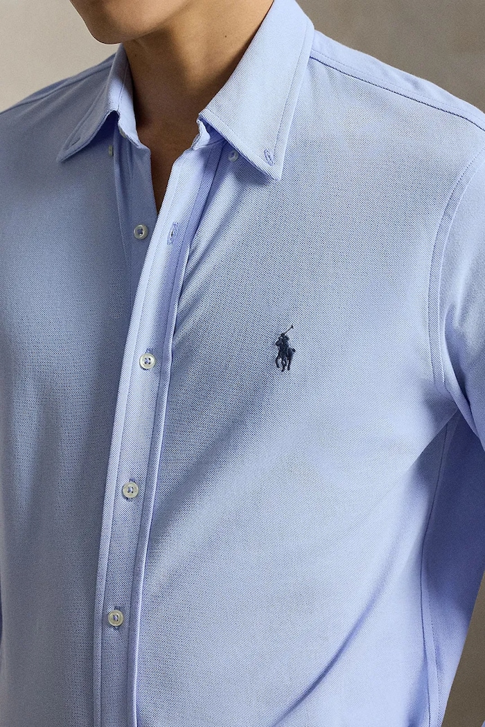 Polo Ralph Lauren košeľa pánska bavlnená modrá 710654408