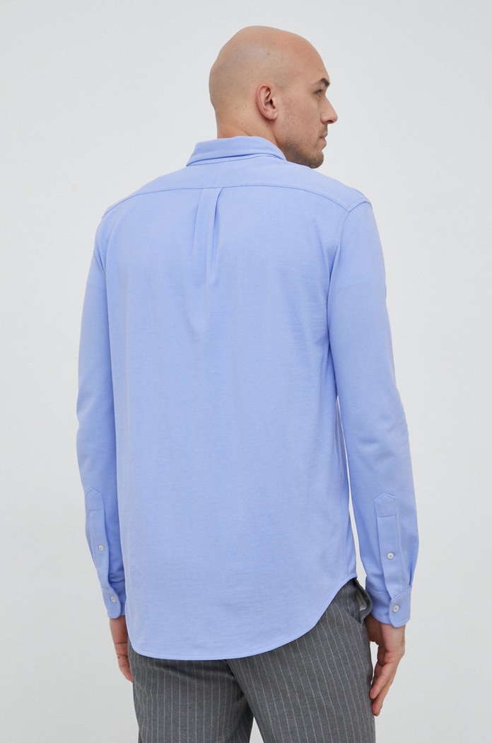 Polo Ralph Lauren koszula męska bawełniana niebieski 710654408