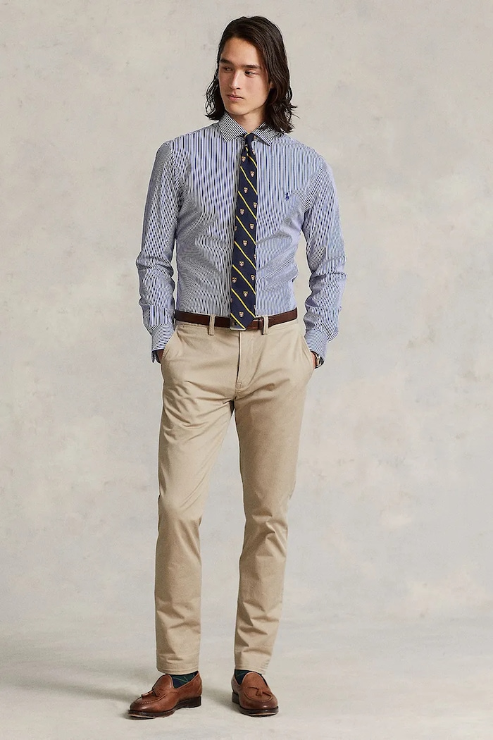 Oblečenie Bavlnená košeľa Polo Ralph Lauren 712827064 biela