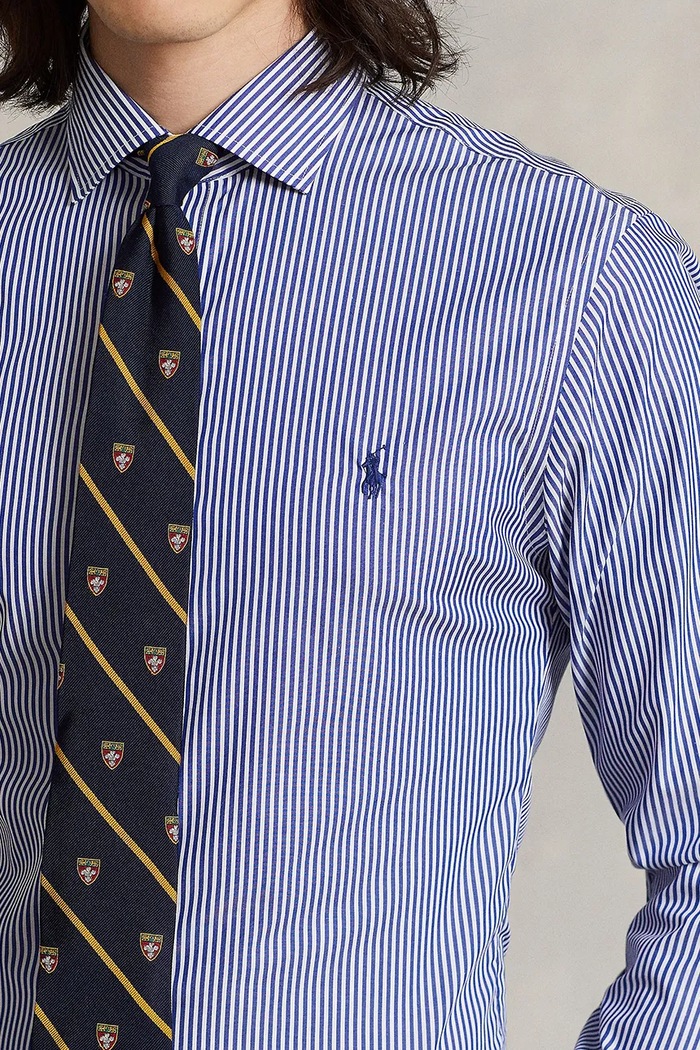 Bavlnená košeľa Polo Ralph Lauren biela 712827064