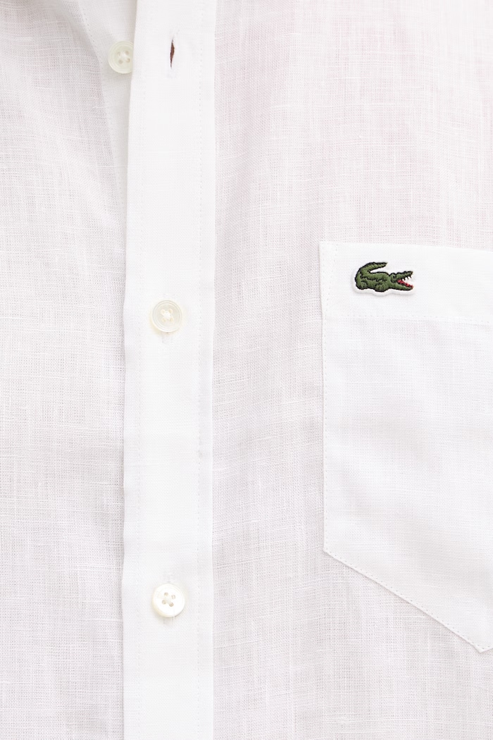 Lacoste srajca moška lanena CH5699 bež