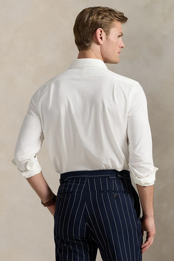 Bavlnená košeľa Polo Ralph Lauren 710899386 biela AW24