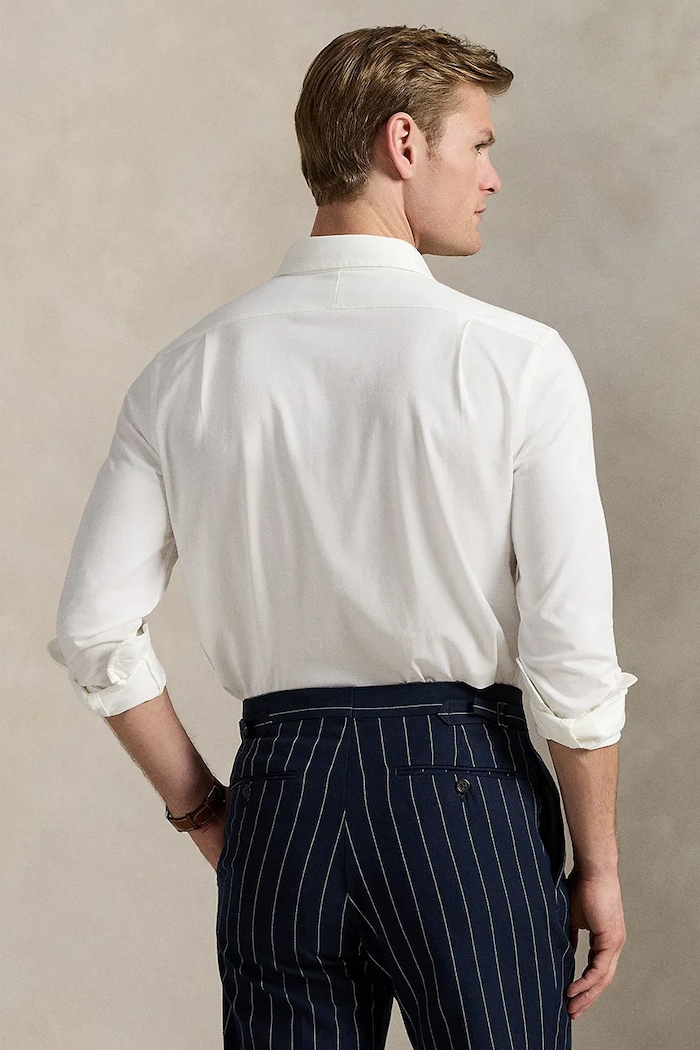 Bavlnená košeľa Polo Ralph Lauren 710899386 biela AW24