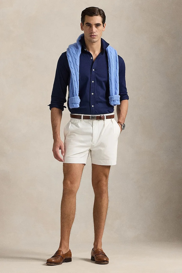 Oblečenie Bavlnená košeľa Polo Ralph Lauren 710899386 tmavomodrá
