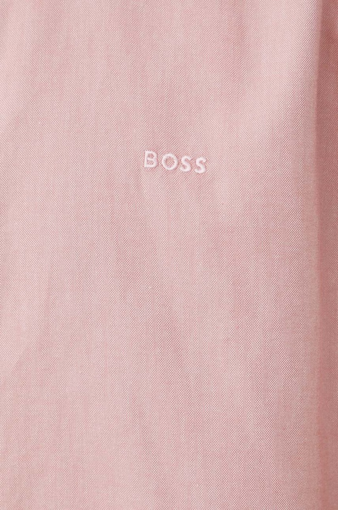 Bavlněná košile BOSS ORANGE 50489351 růžová