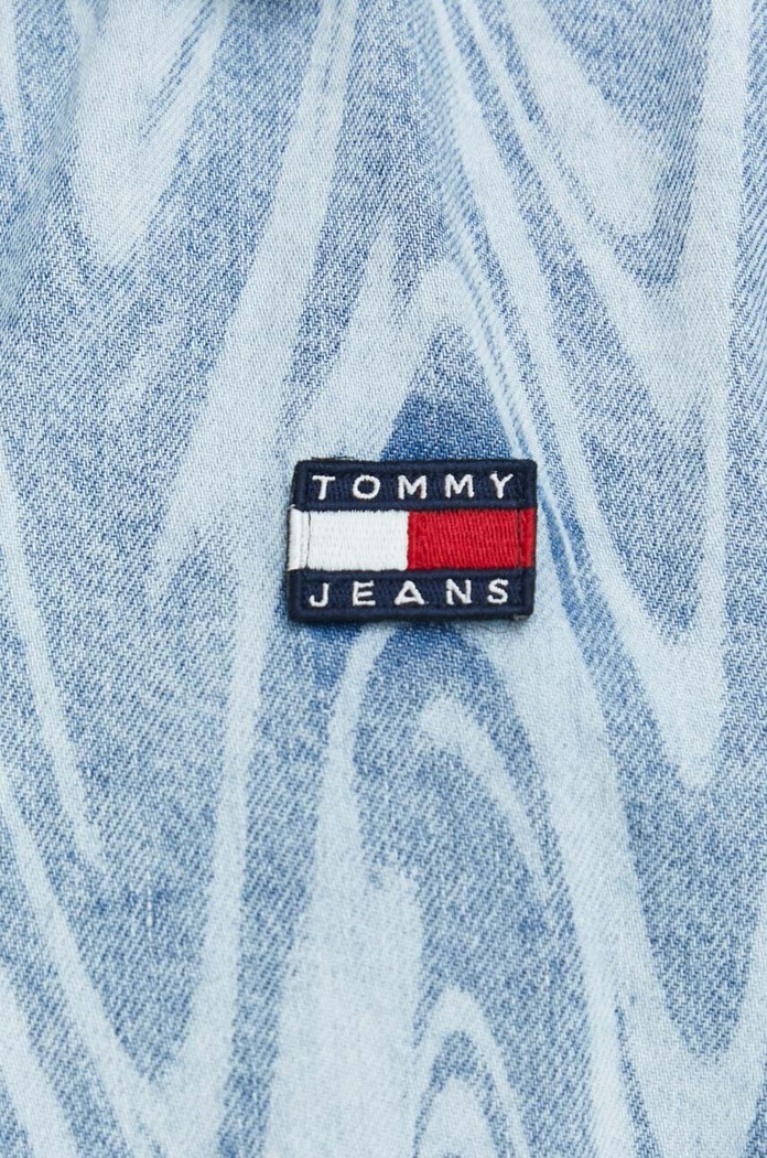 Tommy Jeans koszula jeansowa DM0DM15929.PPYX niebieski SS23