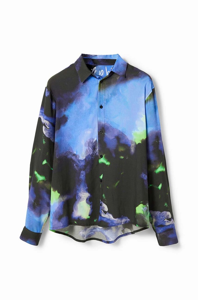 Košeľa Desigual regular čierna 23SMCW47