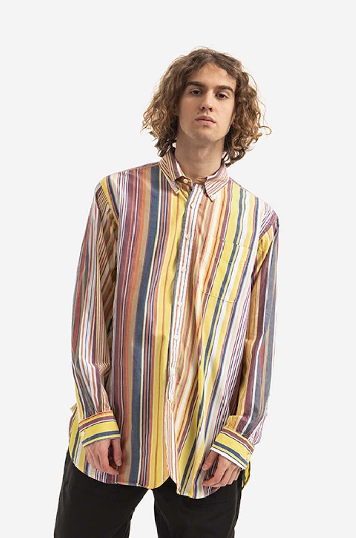 Engineered Garments cotton shirt button-down multicolor 22S1A001
