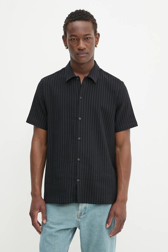 Сорочка Samsoe Samsoe casual чорний M23100072