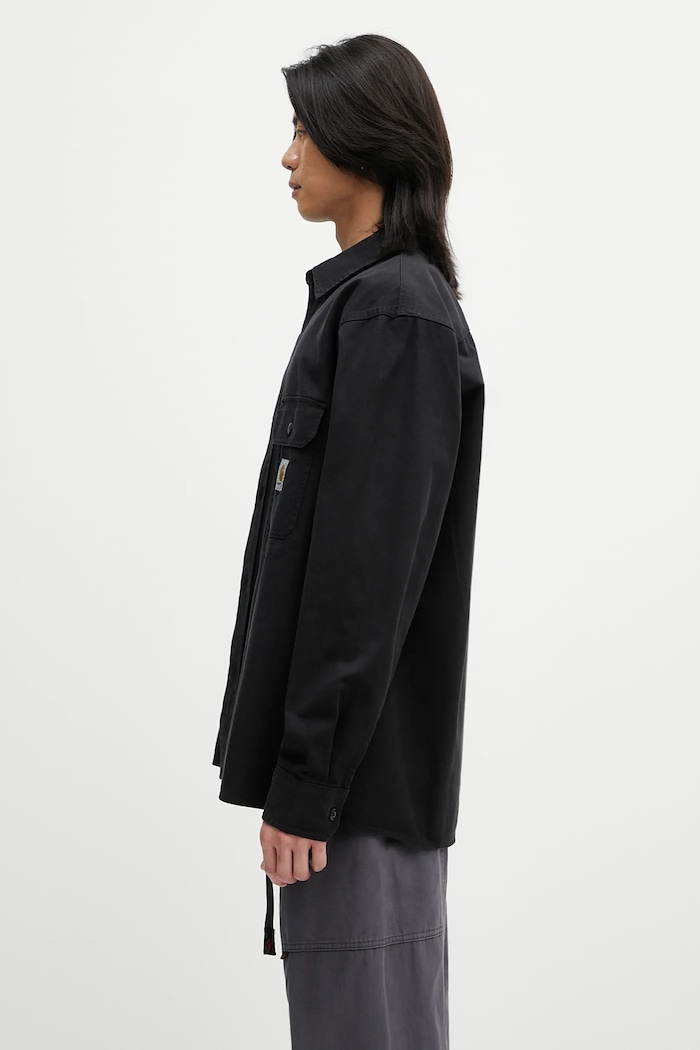 Carhartt WIP cotton shirt Reno Shirt Jac I031447 black SS25