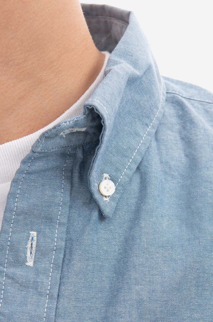 Engineered Garments cotton shirt Engineered Garments 19 Century BD 23S1A001.CV001 blue