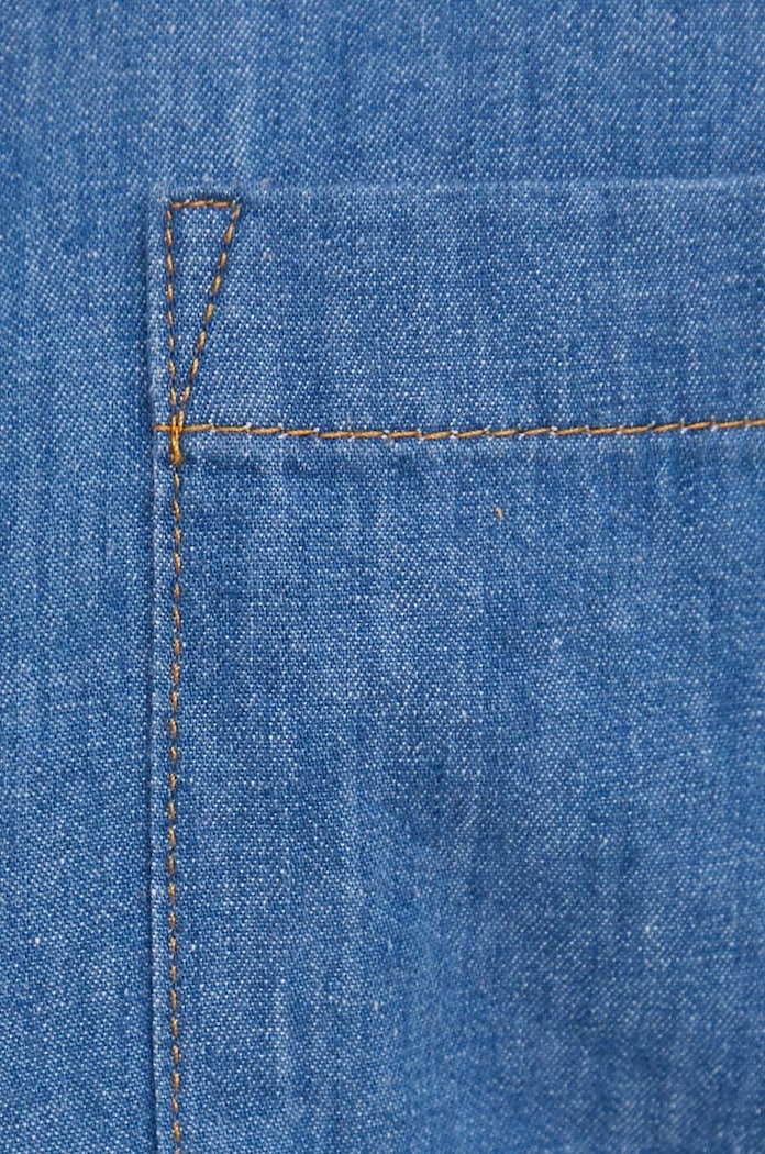 United Colors of Benetton koszula jeansowa 5DHJUQ02Z.902 niebieski