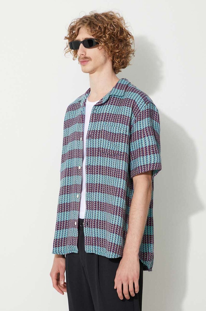Corridor cămașă din bumbac multicolor SS0105