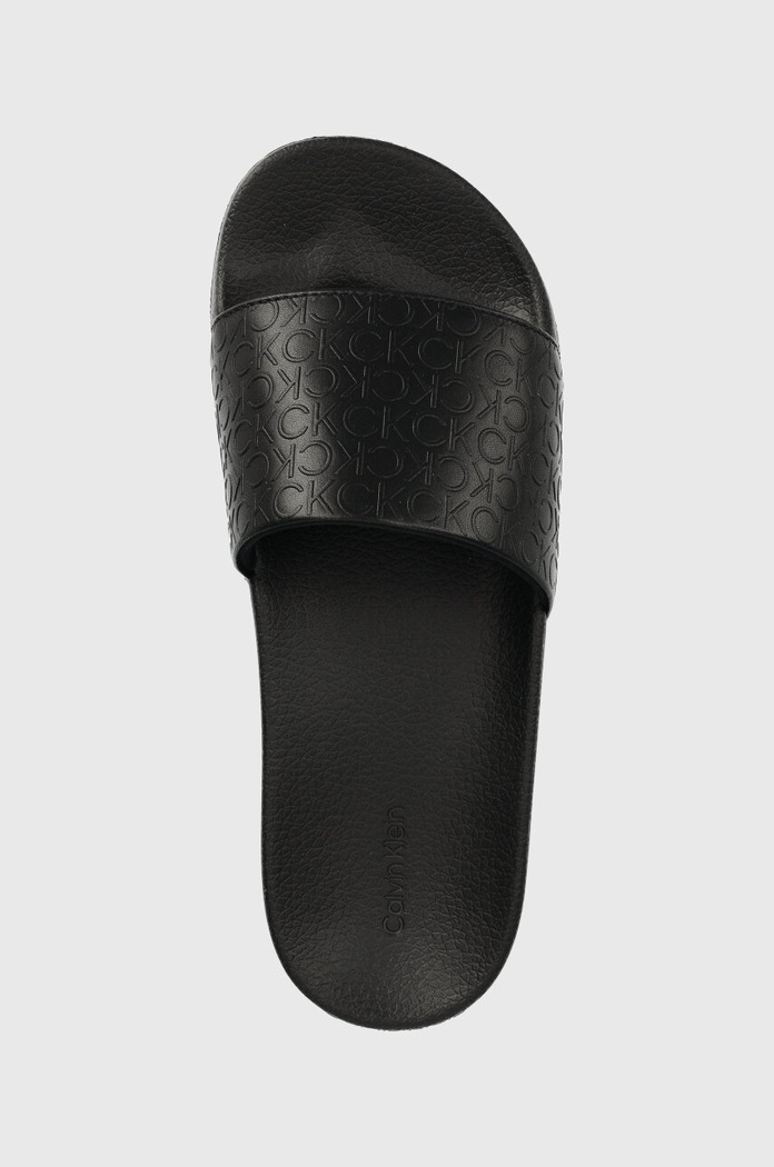 Calvin Klein klapki POOL SLIDE - HF MONO czarny HW0HW01507