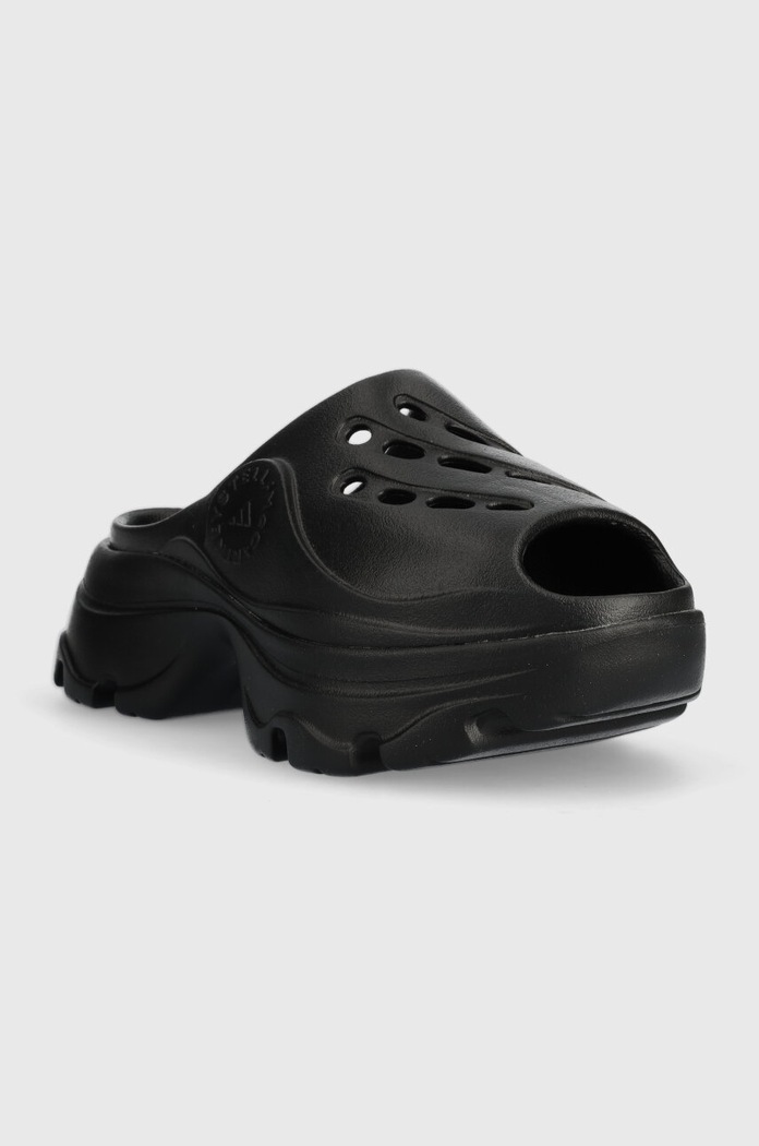 Natikače adidas by Stella McCartney Clog GW2050 crna SS23
