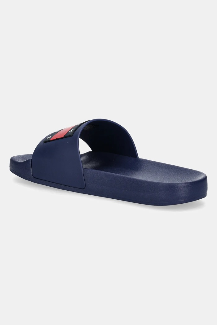 Obutev Natikači Tommy Jeans FLAG POOL SLD ESS EN0EN02115 mornarsko modra