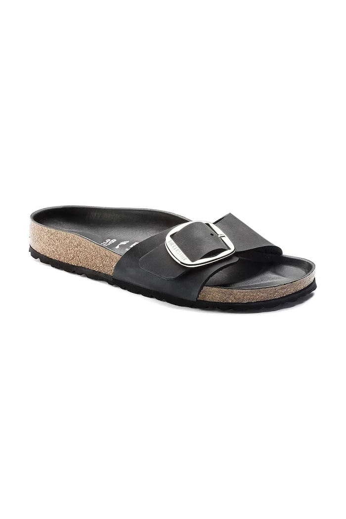 Kožené pantofle Birkenstock Madrid 1006522 černá SS23
