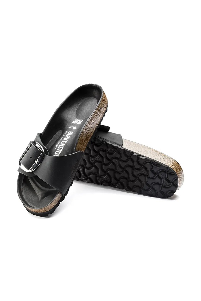Kožené pantofle Birkenstock Madrid černá 1006522