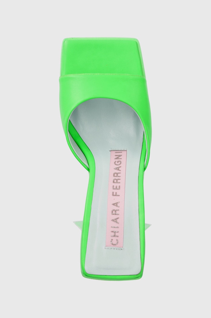 Pantofle Chiara Ferragni CF3132_041 zelená CF3132.041