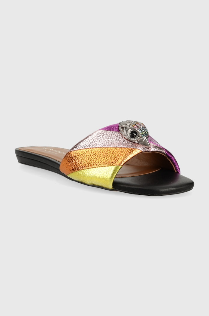 Kurt Geiger London șlapi de piele Kensington 8496169109.MULT multicolor SS23