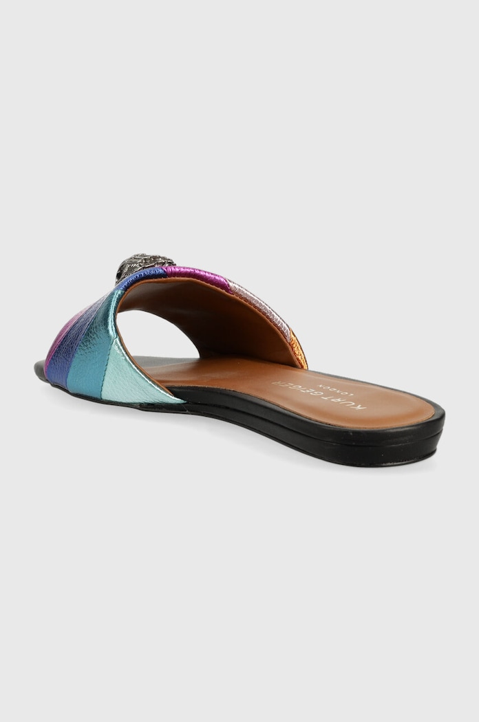 Încălțăminte Kurt Geiger London șlapi de piele Kensington 8496169109.MULT multicolor