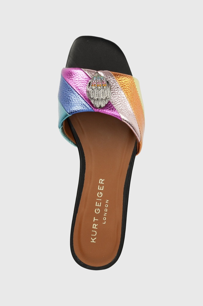 Kurt Geiger London șlapi de piele Kensington multicolor 8496169109.MULT