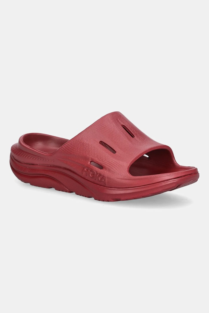 Шльопанці Hoka One One ORA Recovery Slide 3 платформа бордо 1135061.d