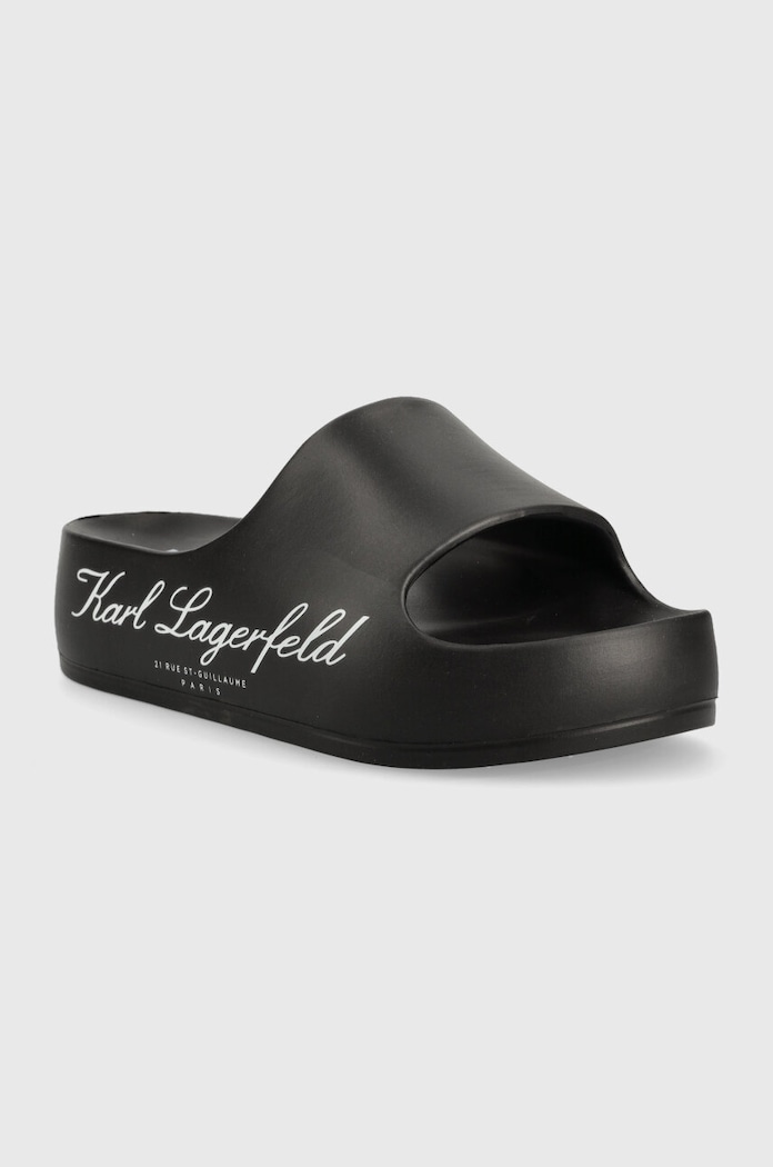 Karl Lagerfeld klapki KOBO II KL86000.VG0 czarny SS26