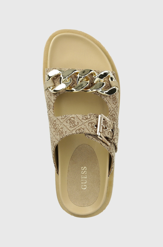 Παντόφλες Guess FATEMA2 FATEMA2 μπεζ FL6FT2.FAL03.BEIBR