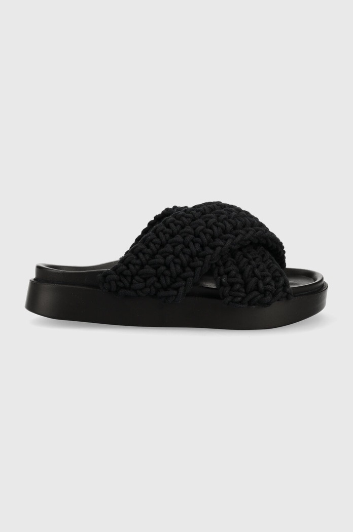 Inuikii Klapki Woven czarny 70104.105.Black