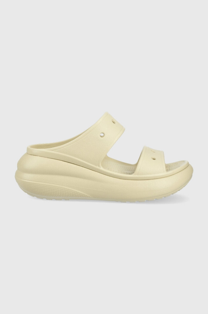 Crocs Classic Crush Sandal Light Yellow synthetic beige 207670.2Y2
