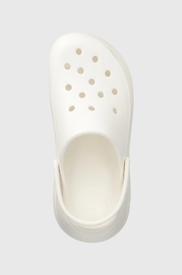 Crocs ciabatte slide Classic Mega Crush Clog bianco 207988.100