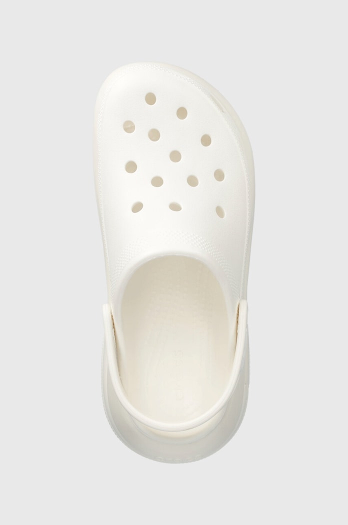 Crocs ciabatte slide Classic Mega Crush Clog bianco 207988.100