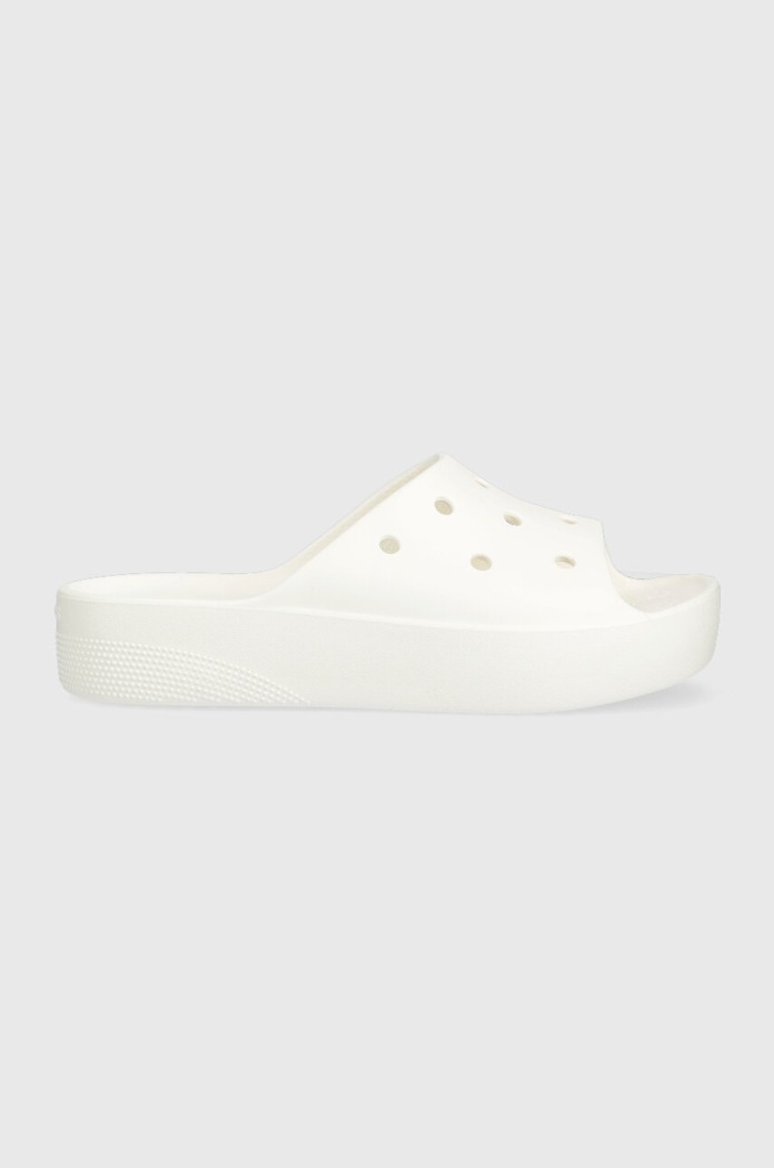 Crocs Klapki Classic Platform Slide biały 208180.100