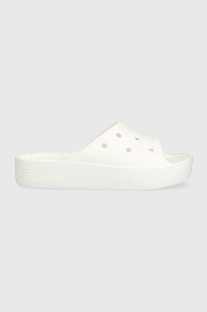 Crocs Klapki Classic Platform Slide biały 208180.100