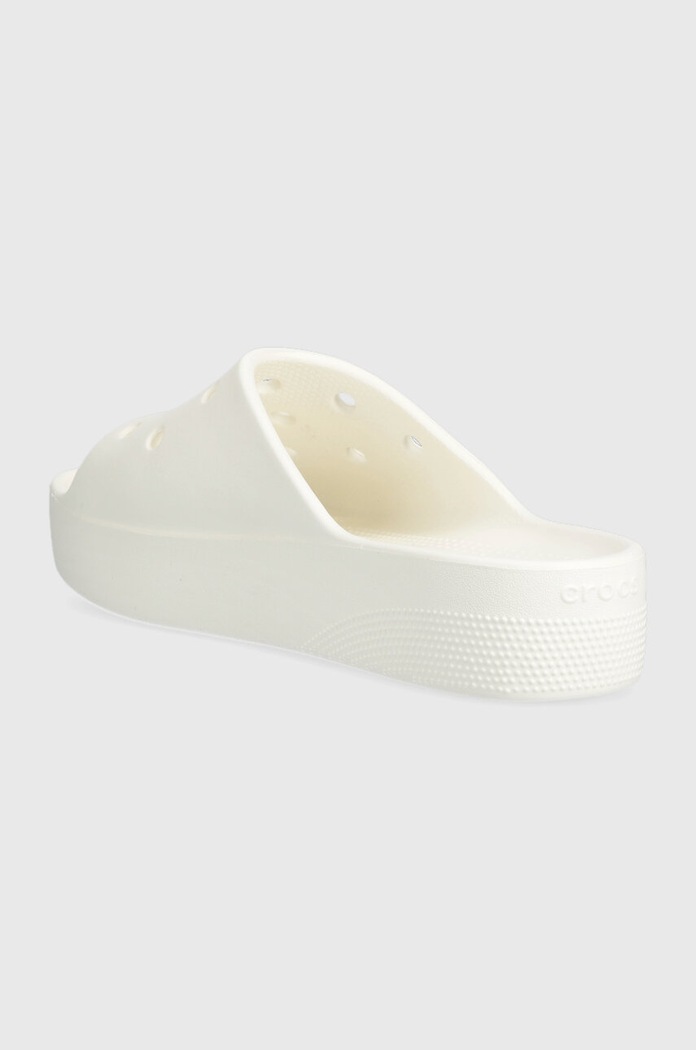 Obuwie Crocs Klapki Classic Platform Slide 208180.100 biały