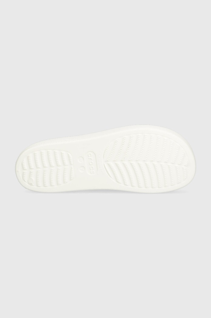 Klapki Classic Platform Slide Crocs biały 208180.100
